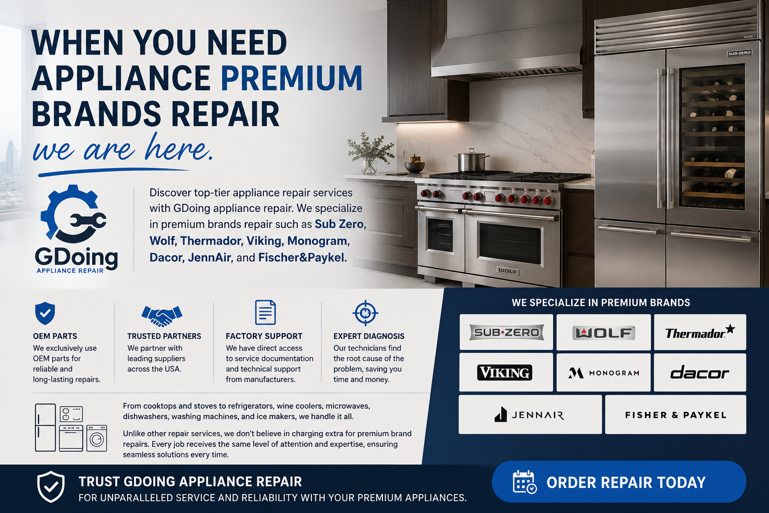 premium brands repair
