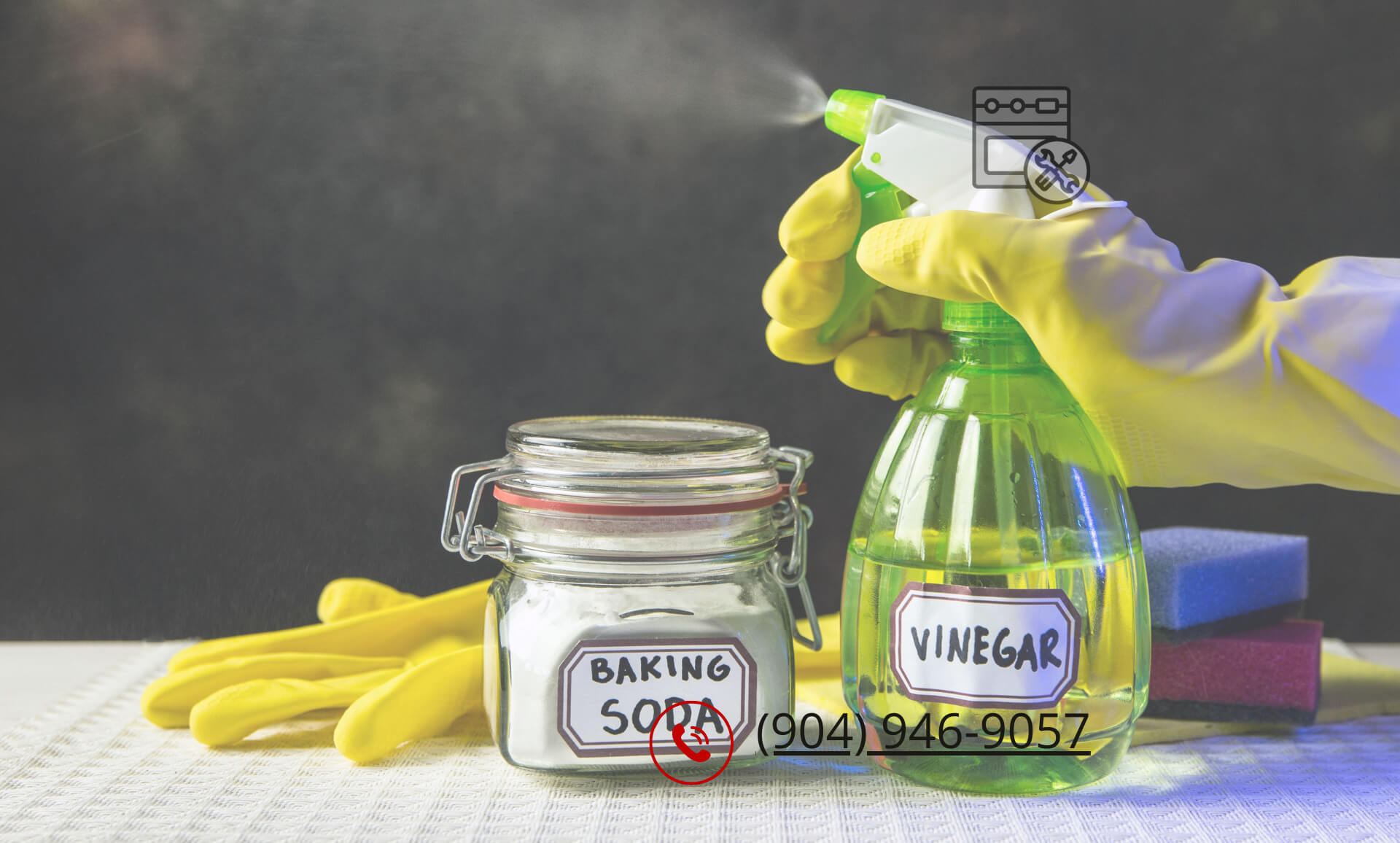Baking Soda and Vinegar Oven Cleaning