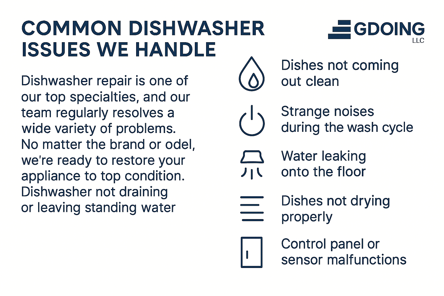 dishwasher problem fix